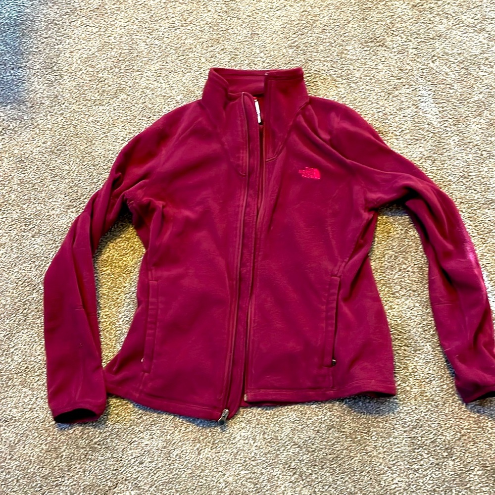 North Face fleece jacket size L